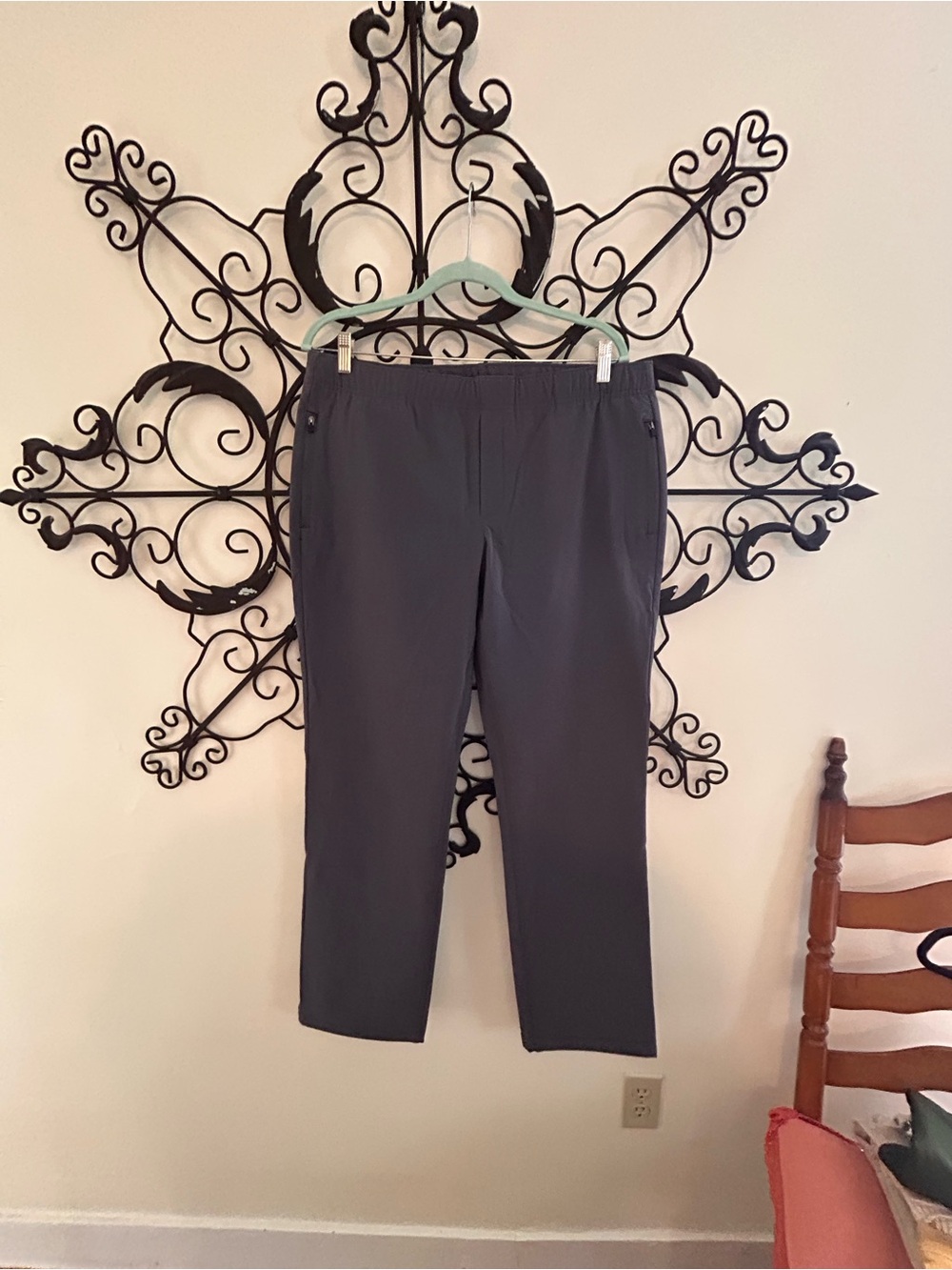 Eddie Bauer Charcoal Pull-On Active Pants